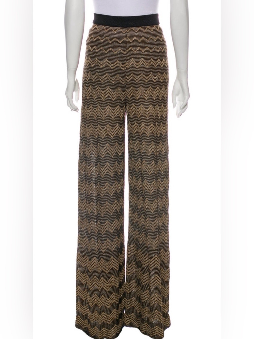 Mission Wide-Leg Knit Chevron Pants!